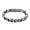 Chunky Polished Stainless Steel Cuban Bracelet | Voonken Dowz